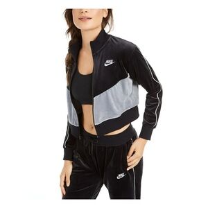 Nike Vintage Color Block Short Length Zip Up Jacket